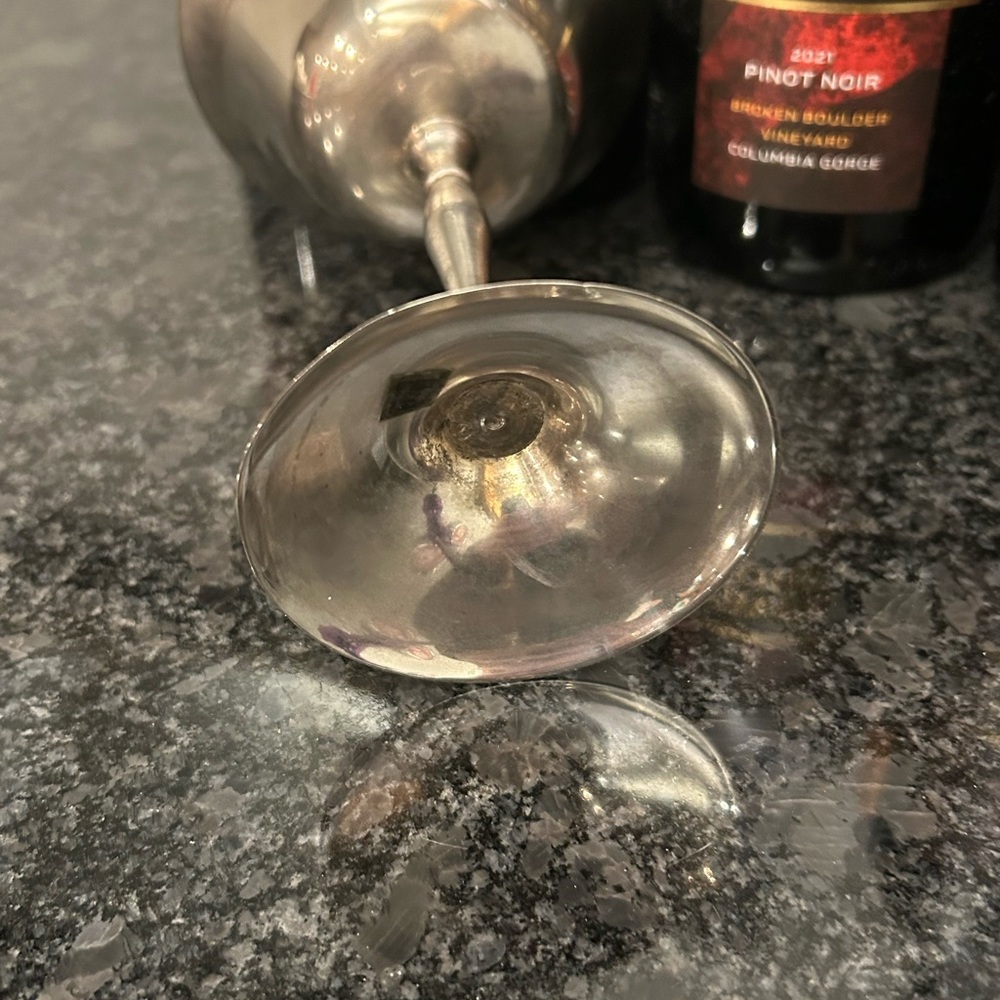 PNS silver goblets - Picture 4 of 9